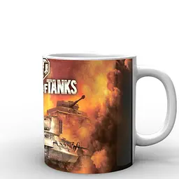 Кухоль GeekLand World of Tanks постер WT.02.012 330 мл білий - мініатюра 2