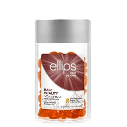 Вітаміни для волосся Ellips Hair Vitamin Hair Vitality With Ginseng & Honey Oil з женьшенем і медом 50 штx1 мл