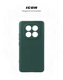 Чехол ArmorStandart ICON для Xiaomi Redmi Note 15 4G / Note 15 5G / Poco M8 5G с защитной крышкой для камеры, темно-зеленый (ARM89814) - мініатюра 3
