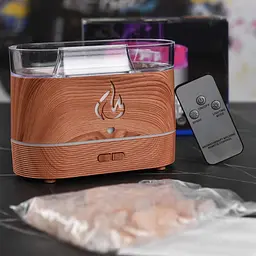 Зволожувач повітря з камінням Aroma Diffuser UV-1 FT-1928 Коричневий - мініатюра 7