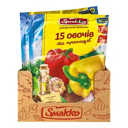 Приправа Smakko 15 овочів та прянощів універсальна 70 г (677304) - мініатюра 4