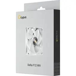Корпусний вентилятор Ocypus Delta F12 White (DELTA-F12-WH1NM00X-GL) [165779] - мініатюра 6