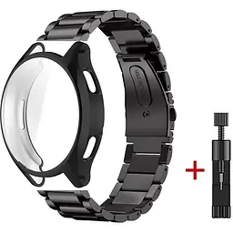 Комплект Tamister для годинника Xiaomi Watch 2 чорний (чохол + ремінець Rolex design 22 мм)