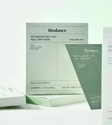 BIODANCE Refreshing Sea Kelp Real Deep Mask 34g Гідрогелева освіжаюча маска з морської водорості - мініатюра 2