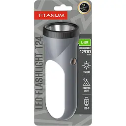 Портативний світлодіодний ліхтарик Titanum TLF-T24 150Lm Gray (TLF-T24)