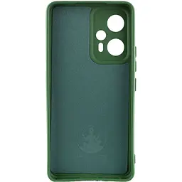 Чохол Silicone Cover Lakshmi Full Camera (A) для Xiaomi Redmi Note 12T Pro Зелений / Dark green - мініатюра 2