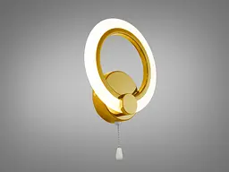 Бра прикроватне LED Diasha A8022/1G, 13W, золоте, металевий каркас, акриловий плафон, для читання