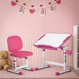 Комплект меблів Evo-kids Evo-06 Plus Pink: стіл+стілець (Evo-06 Plus PN) - мініатюра 4