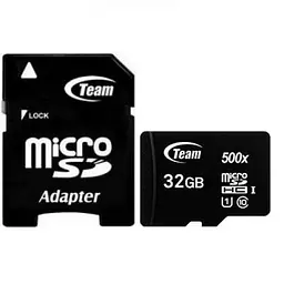 Карта пам'яті Team 32Gb microSDHC class 10 (TUSDH32GCL10U03) - мініатюра 2