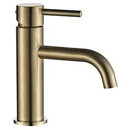 Змішувач для раковини VBI Milano brushed gold низький VBI-050100BG, Золотий