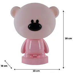 Світильник-нічник Kite LED з акумулятором Bear рожевий (K24-490-2-2) - мініатюра 5