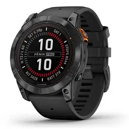 Смарт-годинник Garmin Fenix 7X Solar Slate Gray w. Black Band (010-02778-00/01)