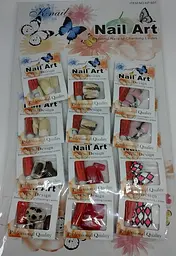 Нігті накладні кольорові K·Nail Art Nail упаковка 12 шт. №6