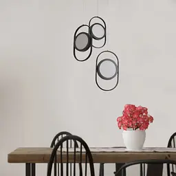Люстра Brille лофт підвісна LED 32W NW BK (BL-886S/3) - мініатюра 7