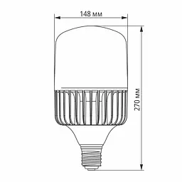 LED-лампа Videx A145 100W E40 5000K (24994-000) - мініатюра 3