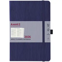 Щотижневик Axent 2026 Grand Lines 195х255 мм синій (8531-26-02-A) - мініатюра 2