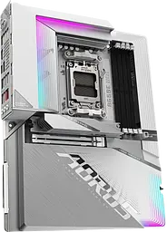Mатеринська плата Gigabyte B650E Aorus Stealth Ice Socket AM5 (B650E A STEALTH ICE) - мініатюра 2