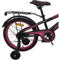 Велосипед дитячий 2-х колісний Like2bike Dark Rider 16" ЦБ-00253702 чорно-рожевий (241607) - мініатюра 2