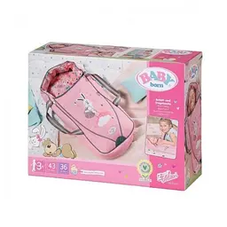 Люлька-переноска для ляльки 2в1 "Солодкі сни" BABY BORN 832448 Різнокольоровий