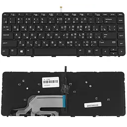 Клавіатура для ноутбука HP (ProBook: 430 G3 440 G3) rus чорний підсвічування клавіш