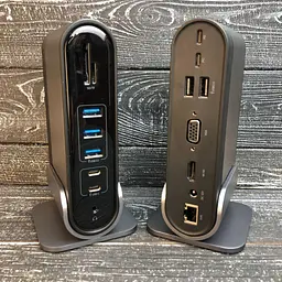Хаб-концентратор Baseus Working Station Type-C Hub док-станція CAHub-BG0G - мініатюра 5