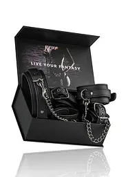 BDSM набір для бондажу EasyToys (чорний) - мініатюра 3