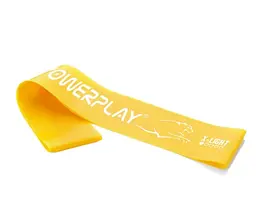 Резинка для фітнесу (стрічка-еспандер) PowerPlay 4113 Mini Power Band 0.4 мм Жовта (опір 1-3 кг) (PP_4113_Yellow)
