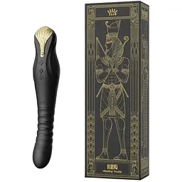 Смарт-вібратор-пульсатор Zalo King Obsidian Black кристал Swarovski - мініатюра 10