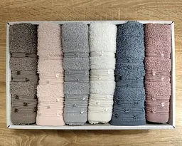 Набір кухонних турецьких рушників із 6 штук Cestepe Vip Cotton Lupen 30х50 - мініатюра 3