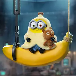 Колекційна м'яка іграшка з кільцем Pор Tор 52 Toys серії Bob & Tim Посіпаки (25ZB301XHRTJ001) - мініатюра 4