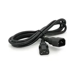 Кабель питания Voltronic C13 to C14 0.75mm2 OEM 1.8 m (PC-IEC C13-C14 CCA18)