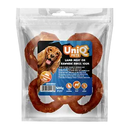 Ласощі для собак UniQ PETS Бублики з баранини 10 см 500 г