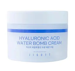 Зволожуючий крем для обличчя Гіалурон Hyaluronic Acid Water Bomb Cream Jigott 150 мл