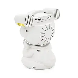 Ночник-проектор YT730 Астронавт+ Bluetooth колонка, пульт, кабель USB, White, Box - мініатюра 3