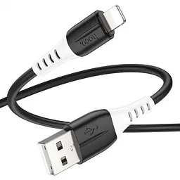 Кабель Hoco X82 iP silicone charging data cable Black