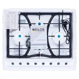 Поверхня газова на склі Weilor GG W 614 WH - мініатюра 11