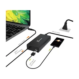 Блок питания для ноутбука J5create USB-C/PD/90W, USB-A/10W (JUP2290C-EN) - миниатюра 6