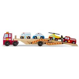 Аварійний перевізник-трейлер Melissa & Doug дерев'яний (MD14610) - мініатюра 2