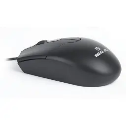 Мишка REAL-EL RM-208 USB Black (EL123200030) - мініатюра 2