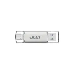 USB флеш накопичувач Acer 64GB UT300 USB-A/Type-C 3.2 Silver (BL.9BWWA.589)