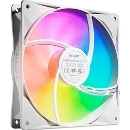 Комплект вентиляторів Be quiet! LIGHT WINGS LX 140mm PWM high-speed white 3 шт (BL131) - мініатюра 2