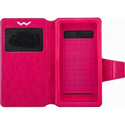 Чохол-книжка Toto Book Silicone Slide Universal Cover With Window 5.6"-6 Red - мініатюра 3