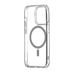 Чохол Silicone Clear Case with MagSafe iPhone 15 Pro Transparent - мініатюра 2
