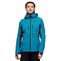 Жіноча куртка Black Diamond Dawn Patrol Hybrid Shell XS Бірюзовий