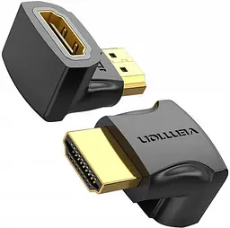 Перехідник Vention HDMI Male to HDMI Female 90° Black (AIOB0-2) 2 штуки