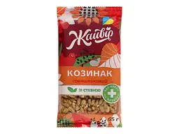 Козинак ЖАЙВІР соняшниковий на фруктозі зі стевією, ф. 65г