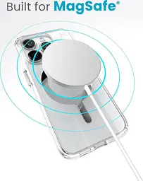 Оригінальний прозорий чохол для Iphone 15 Pro Speck Presidio Clear Case MagSafe протиударний 150559-3240 - мініатюра 7