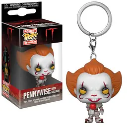 Фігурка-брелок Funko Pop! Pennywise (with baloon) - мініатюра 2