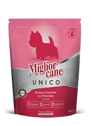 Сухий корм для собак дрібних порід Morando MigliorCane UNICO 100% прошутто 800 г