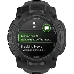 Смарт-годинник Garmin Instinct 3 50mm AMOLED Tactical Edition Black with Black Band (010-03020-50) - мініатюра 8
